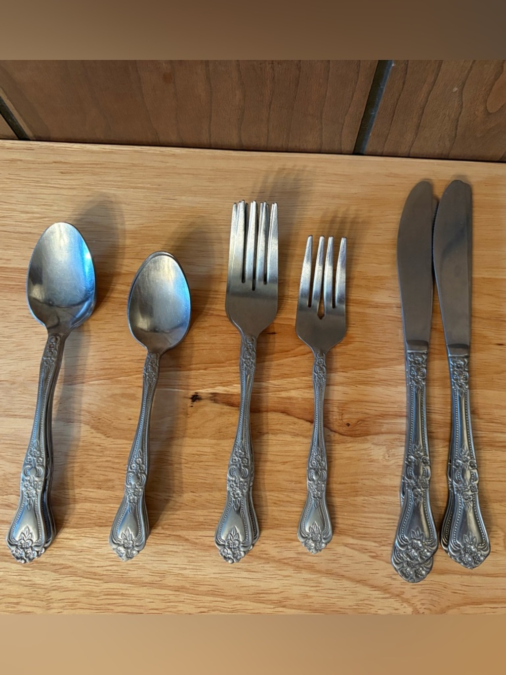 Vintage Rogers Precious Rose Flatware